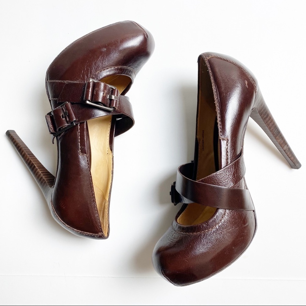 L.A.M.B Gwen Stefani Retro Buckle Pinup Loafer vintage 40s rockabilly style